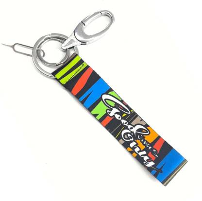 WALDOS Good Vibes Only | Steel Printing Keychain for Bike Car Key Chain