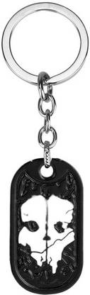 RV Mart Game Call of Duty Dog Tag Ghost Gaming Keychain Key Chain Key Chain