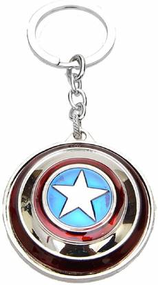 BlankLeaf Captain America Shield Keyring (Multi) Key Chain