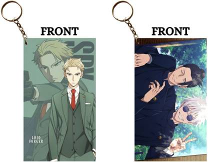 Hariyaali Enterprises LLP LOID FORGER INTRO X GOJO AND GETO UNIVERSAL FRIENDSHIP Unique Style 2 pcs Combo Key Chain
