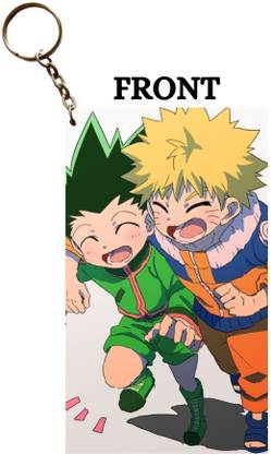 Hariyaali Enterprises LLP Hunter X Hunter GON AND NARUTO IN ANOTHER DIMENSION Key Chain