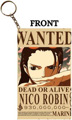 Hariyaali Enterprises LLP One Piece NICO ROBIN WANTED POSETER Key Chain