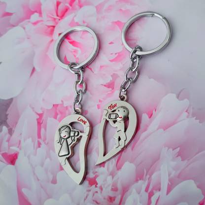 Sullery Couple Broken Heart True Love Set Of 2 Keychain Keyring SulleryKey202182 Key Chain