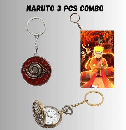 Hariyaali Enterprises LLP Naruto NARUTO WITH KURAMA BECAME INFINITE STROG Unique Style 3 pcs Combo Key Chain