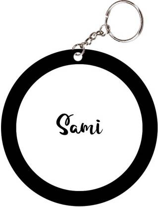 SY Gifts Sami Name Black Keychain Key Chain