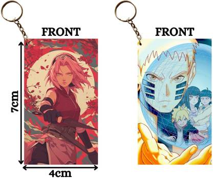 Hariyaali Enterprises LLP Naruto SAKURA AND NARUTO ARE OLD NOW AND STRONG Unique Style 2 pcs Combo Key Chain
