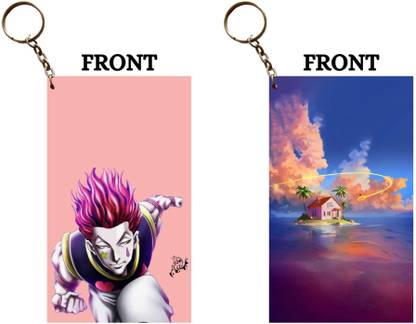 Hariyaali Enterprises LLP HISOKA CHASING YOU X GOKU TO MASTER ROSHI ISLAND Unique Style 2 pcs Combo Key Chain