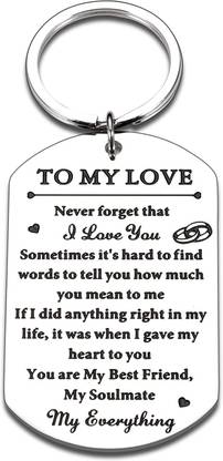 SHAIFALI CRAFT My Love Keyring perfect gift for your Partner Key Chain