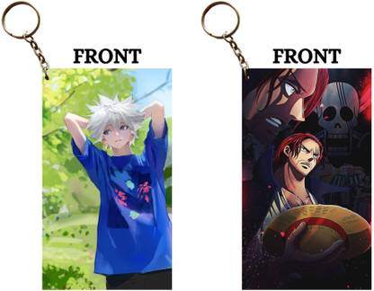 Hariyaali Enterprises LLP KILLUA CHILLING X SHANKS SERIOUS Unique Style 2 pcs Combo Key Chain