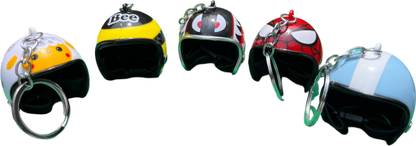 Skycart 3D Laxury Bike Helmet Keychain Helmet Key Ring Helmet Key Chain