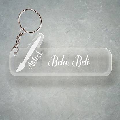 SY Gifts D2 Artist Keychain With Bela, Beli Name Key Chain