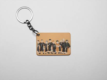 FOKAT Karasuno m Haikyuu Anime Keychain For Bike, Scooty, Car, Keyholder Key Chain