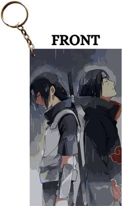 Hariyaali Enterprises LLP Naruto SASUKE AND ITACHI BROTHERS BOND END NOT SO GOOD Anime Key Chain