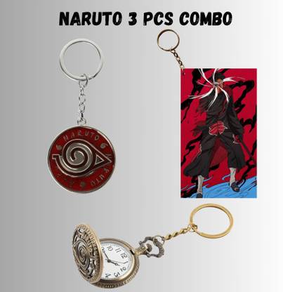 Hariyaali Enterprises LLP Naruto TOBI IS OBITO UCHIHA WE NEVER KNEW Unique Style 3 pcs Combo Key Chain