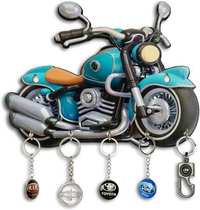 Raptech Key Holder for Home|Wooden Key Stand for Wall|Key Hanger|Key hooks (11402) Wood Key Holder