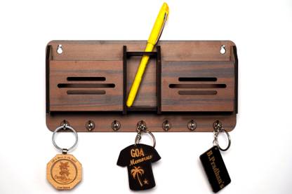 DIVINE SAPPHIRE Three Line-908 Wood Key Holder