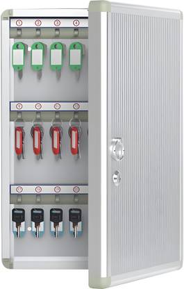 Bellveen Wall Mounted Key Box Cabinet for (72 Key Slots) Factory, Office & Shops Aluminium Key Holder