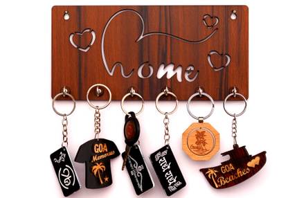 Absolute E-solutions 512-HOME 3 HART-KEY-HOLDER Wood Key Holder