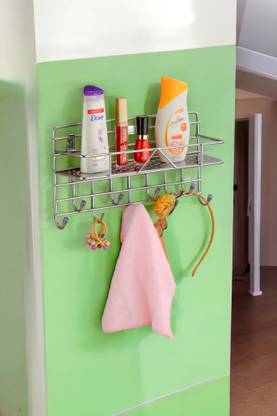 DIGNITY steel plate for bottle and key hook Steel Key Holder (9 Hooks, Steel) Steel Key Holder