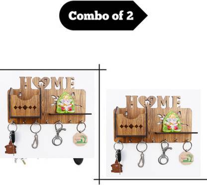 AAYOG CREATIONS Wood Key Holder