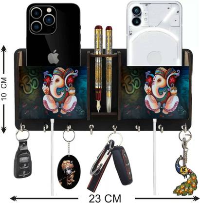 HOUZZ DECOR Multipurpose Key holder Wood Key Holder