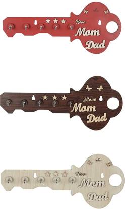 FMSA4 Carving & ingrev look is nice in your wall luxury and handmade key holder Wood Key Holder