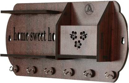 AMTRENDS brown multipurpose unique collection different styles Wood Key Holder
