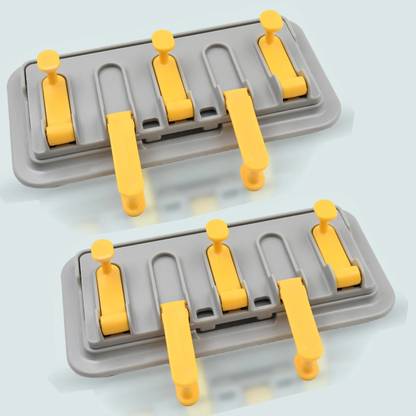 Gift Corner Multi-Purpose Hook up Wall Mounted Hook Towel Hook Rack Foldable Wall Hooks 2 pc Plastic Key Holder