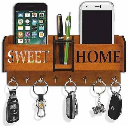 Magic Laser art Key Holder Wood Key Holder