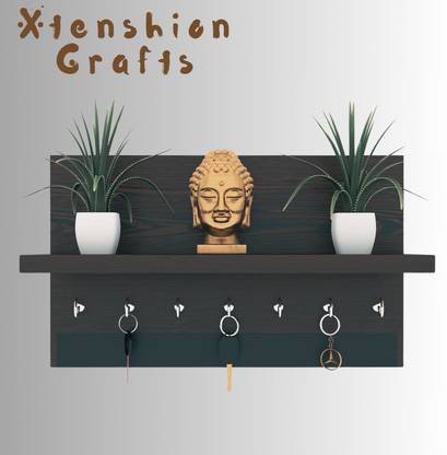 Xtenshion Crafts Xtenshion Craft Elegant Design Key Holder For Home & Flat Wood Key Holder