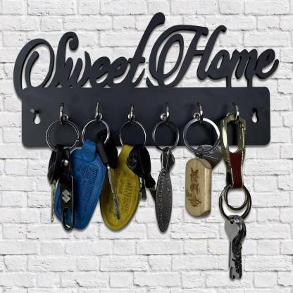 SHIKSHA Beautiful Wooden Key Holder Design 170 Wood Key Holder