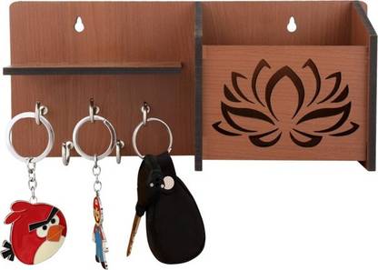 Pawandeep Wood Key Holder