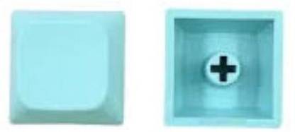 MECKEYS NPKC Blank DSA Keycaps (1u) Wathet Desktop Keyboard Replacement Key