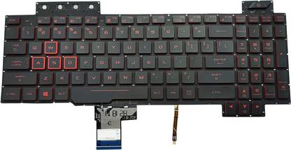 MACKTECH ASUS TUF Gaming FX505D FX505DY FX505DT FX505DU FX504 FX80 Laptop Keyboard Replacement Key