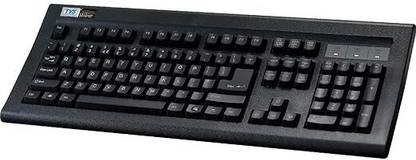 NIMNOM Gold for Rough Use Wired USB Standard Multi-device Keyboard Compatible with Desktop