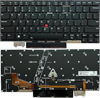 MACKTECH Lenovo ThinkPad X1 Carbon 9th Gen 2021 20WW 20XX SN20Z77386 Laptop Keyboard Replacement Key