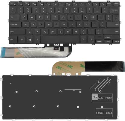 Evosyne Laptop Keyboard for Dell Latitude 3400 3310 3390 13 7386 15 7586 Laptop Keyboard Replacement Key
