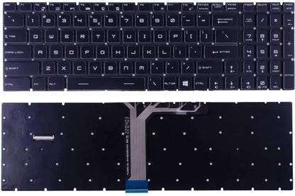 ASICTRON MSI GE75 Raider GS75 Stealth GL75 GP65 GP75 Series Gaming Laptop RGB Backlit Laptop Keyboard Replacement Key