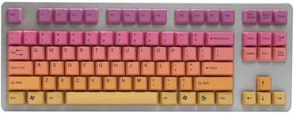 MECKEYS Tai-Hao PBT Double Shot Keycap –Sunshine Desktop Keyboard Replacement Key