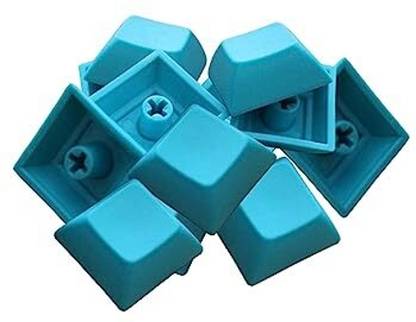 MECKEYS NPKC Blank DSA Keycaps (1u) Sky Blue Desktop Keyboard Replacement Key