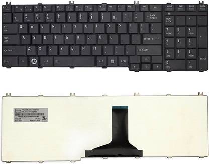 Lapstar Laptop Keyboard for Toshiba Satellite Pro C660 C665 L650 L655 L670 Series Laptop Keyboard Replacement Key