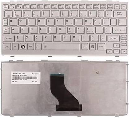 WISTAR Toshiba Mini Notebook NB200 NB255 NB300 NB305 NB505 Silver Series Laptop Keyboard Replacement Key
