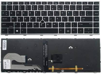 WEFLY for HP EliteBook 740 745 840 845 G5 840 G6 745 G6 with Backlight Laptop Keyboard Replacement Key