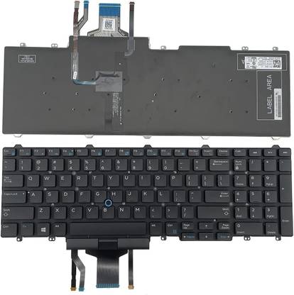 WEFLY Laptop Keyboard Backlight for Dell Latitude E5550 E5570 5580 5590 5591, Laptop Keyboard Replacement Key