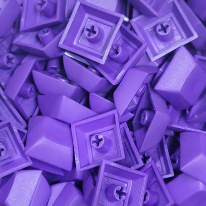MECKEYS NPKC Blank DSA Keycaps (1u) Deep Purple Desktop Keyboard Replacement Key