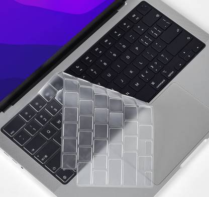 MXVOLT MacBook Air 13.6 M2 A2681 2022-23 &Pro 14/16 M2 M1 A2779 A2442 A2780 A2485 21-23 Laptop Keyboard Skin