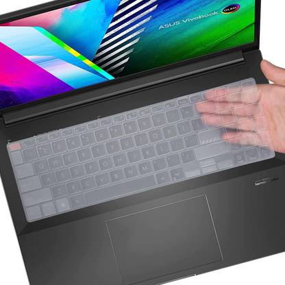 RAYA Silicone Keyboard Cover for ASUS Vivobook 15X OLED (K3504 / M3504) Vivobook S15 OLED (K3502 / K5504 / S3502 / S5504) & Vivobook 15 OLED (X1504 / X1505) Laptops Keyboard Skin