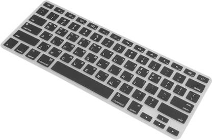 LoomTree Korean/English Silicone Keyboard SKin Cover Guard Film Protector for Macbook Pro MacBook Pro 13inch / 15inch Keyboard Skin
