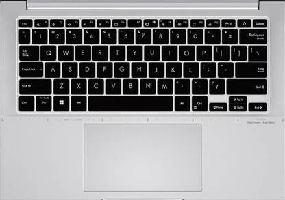 Saco Silicone Keyboard Cover Skin for (Not Fit for K3400 M3401) 14 Inch OLED Laptop 2022 ASUS Vivobook 14 X1405ZA, S14 Flip TN3402QA/ S3402ZA, Zenbook 14 UX3402ZA Keyboard Skin