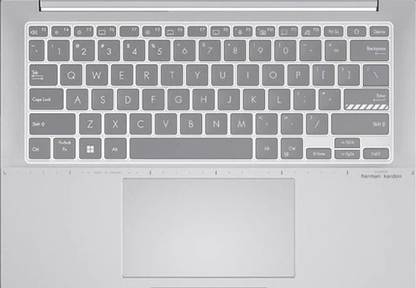 Saco Silicone Keyboard Cover Skin for (Not Fit for K3400 M3401) 14 Inch OLED Laptop 2022 ASUS Vivobook 14 X1405ZA, S14 Flip TN3402QA/ S3402ZA, Zenbook 14 UX3402ZA Keyboard Skin